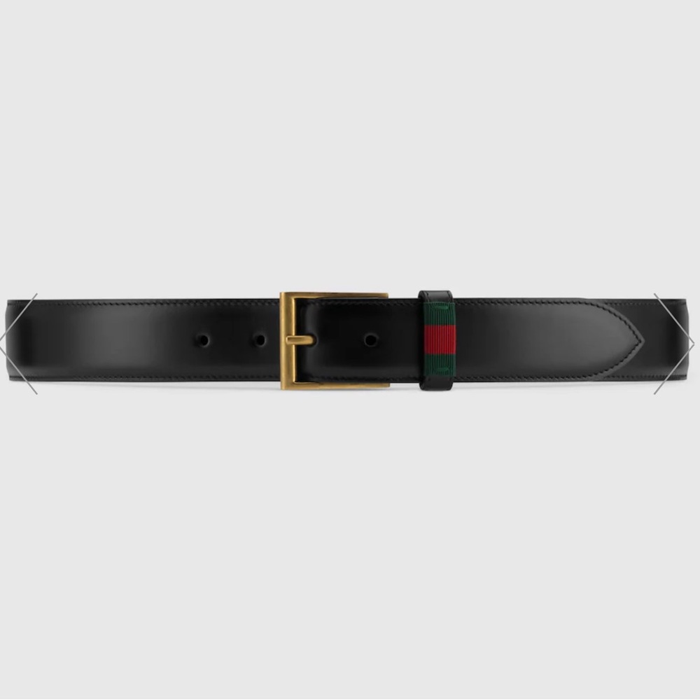 🌟NWT🌟 MENS LEATHER GUCCI BELT SIZE: GUCCI 100 - Picture 3 of 12